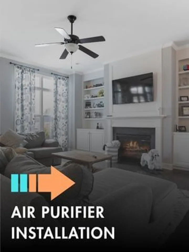 Air purifier installation service